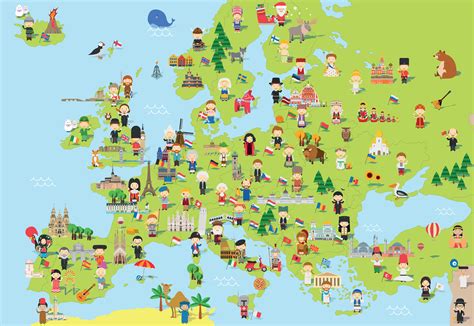 Geography Europe Level 1 Activity For Kids Uk
