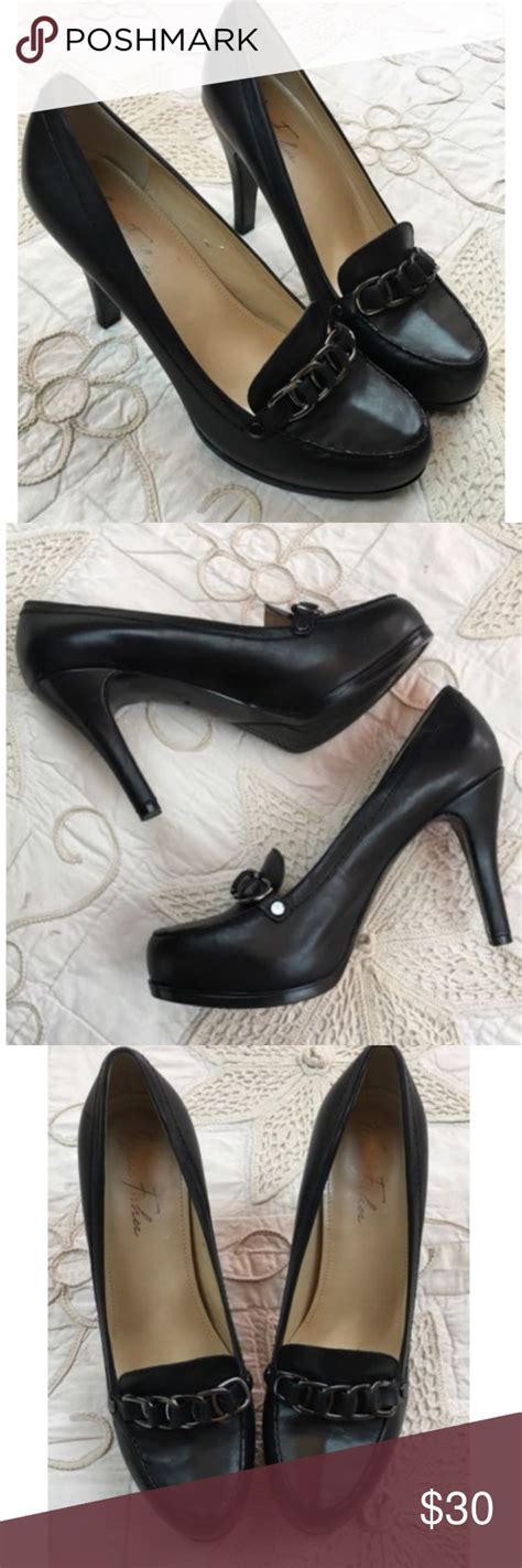 Enjoy free shipping & returns when you shop marc fisher. Marc Fisher Women's Black Leather 4" Classic Heels | Classic heels, Marc fisher shoes, Black leather