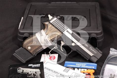 Sig Sauer Model P220 Equinox 220r 45 Eq 45 Acp Black And Stainless 4 14