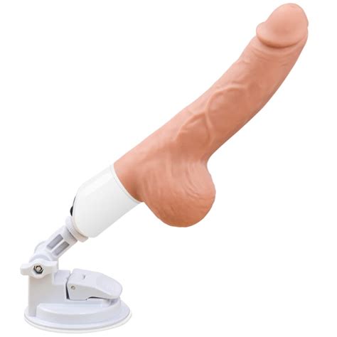 Thrusting Realistic Dildo Sex Toy For Women With Vibrating Modes For G Spot Clitoral Anal