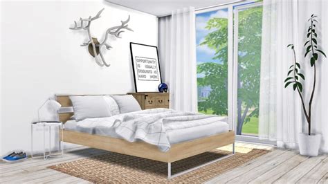 Mxims Sims 4 Bedroom Ikea Alex Drawers Sims 4 Cc Furn