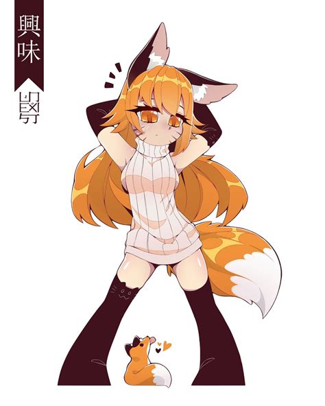 Kawaii Anime Girl Anime Art Girl Anime Furry Anime Wolf Anime Girl