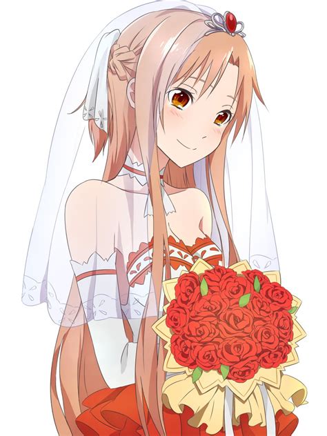 Sword Art Online Asuna Sword Art Online Cleavage Dress Keiji Wedding