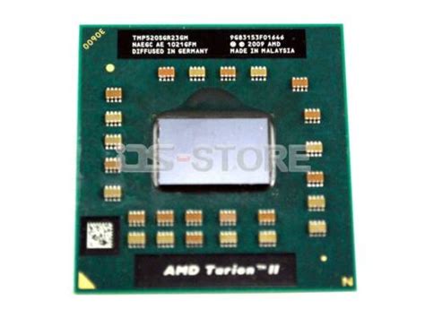 Amd Turion Ii Dual Core P520 Tmp520sgr23gm Mobile Cpu Processor Socket