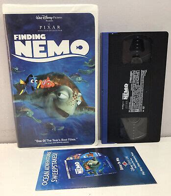 WALT DISNEY PIXARS Finding Nemo VHS Video Tape Clamshell Case Buy 2