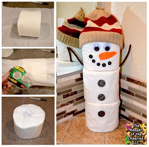 Toilet Paper Snowman Craft The Keeper Of The Cheerios Christmas
