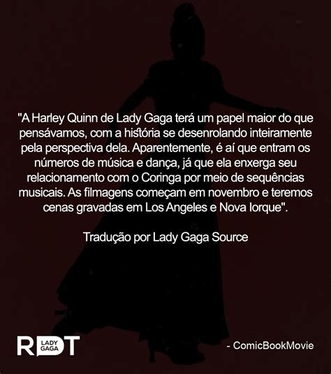 Molly On Twitter RT RDTLadyGaga Segundo O ComicBookMovie O Papel