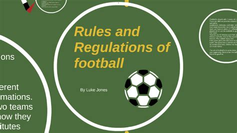 There are no restrictions on substitutions made between plays. Rules and Regulations of football by Luke Jones