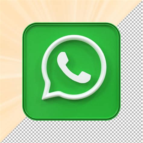 Premium Psd Whatsapp Icon Colorful Glossy Social Media 3d Concept