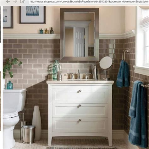 A refined neutral bathroom with a white tub, vanity and tiles, a wooden bench and blush curtains a serene neutral bathroom with hex and marble tiles, a marble vanity countertop, some blooms and a printed curtain a small neutral bathroom with a tile clad tub, copper fixtures and a hex tile wall for a chic look Nice bathroom remodel idea | Neutral bathroom decor, Best ...