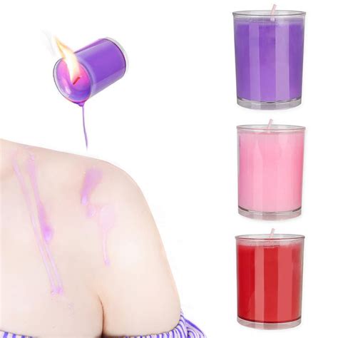 Buy Low Temperature Candles Wax Drip Adult Sex Game BDSM Bondage Sensual Wax Erotic Toy Intimate
