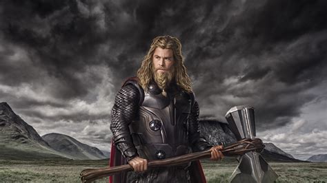 1920x1080 Chris Hemsworth As Thor In Endgame 1080p Laptop