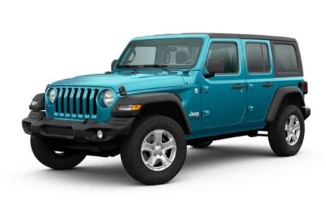 Two wrangler interior options (black and heritage tan cloth/ black and dark saddle leather) are available in the 4xe. 2020 Jeep Wrangler Exterior Color Options