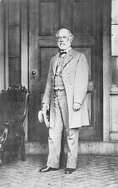 Portrait Of Gen Robert E Lee Civil War Postcard
