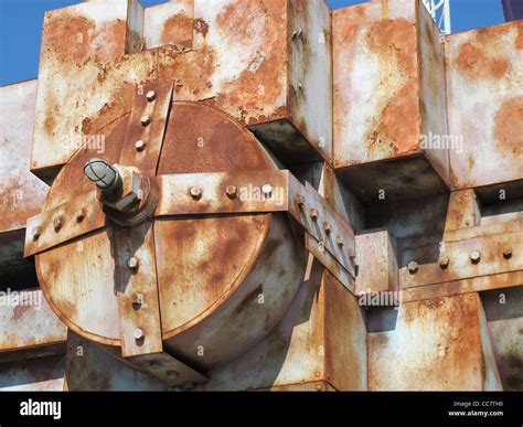 Rusty Old Boiler Stock Photo Alamy