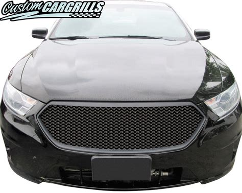 Black Grill Mesh Piece For A 2013 2019 Ford Taurus Grille Frame Not