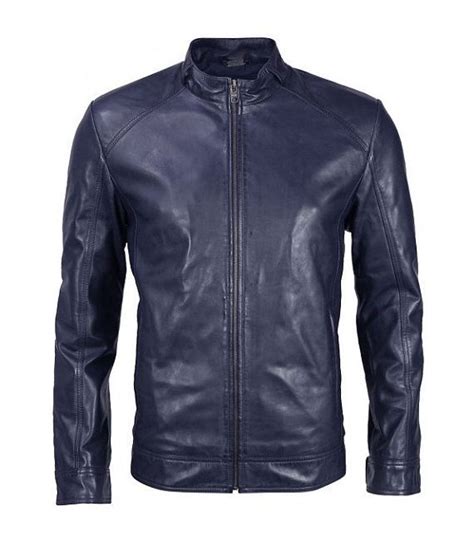 men blue leather jacket blue men leather jacket slimfit leather jacket mens blue leather