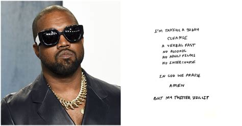 Kanye West Announces Verbal Fast Claims He Is Giving Up Talking And
