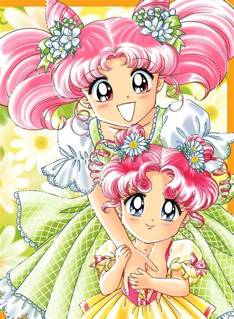 Sailor Mini Moon And Sailor Chibi Chibi Moon ~ Chibiusa And Chibi Chibi Darien Sailor Moon Sailor