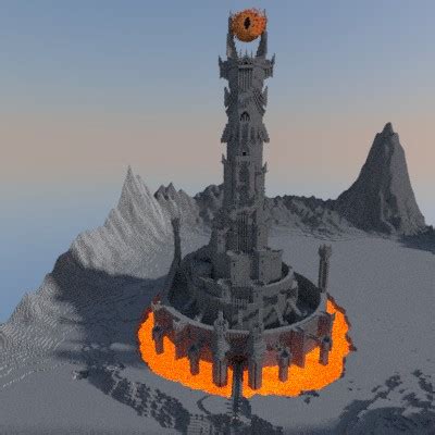 Sauron Tower Minecraft Tower Of Sauron Minecraft Project Teknoliste