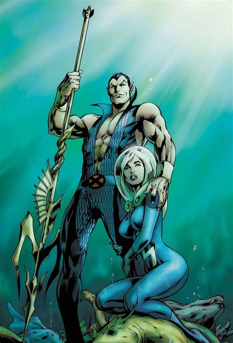 Namor And Sue Storm By Alan Davis Marvel Comics Superheroes Marvel Comics Art Superhero Comic
