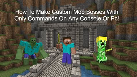 Dark mines a team pvp survival server with custom bosses & items! How To Make Custom Mob Bosses Using Commands V3! On ...