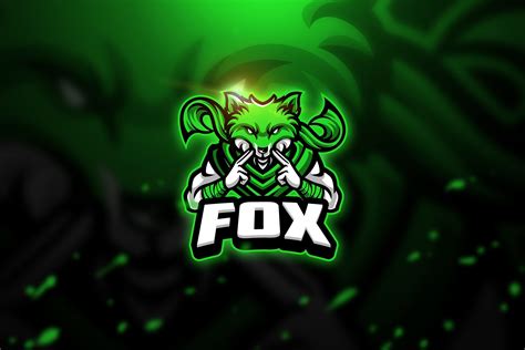 Fox 3 Mascot And Esport Logo By Aqr Studio On Creativemarket Coreldraw