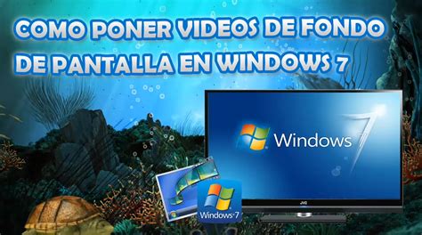 Como Poner Videos De Fondos De Pantalla En Windows 7 Con Dreamscene