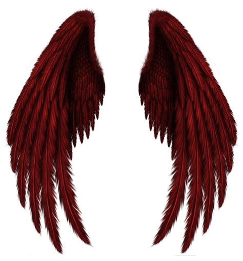 Transparent Red Wings Png Clipart