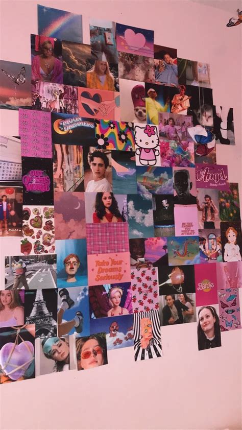 Personalized Aesthetic Wall Collage 100 Pictures Baddie Etsy