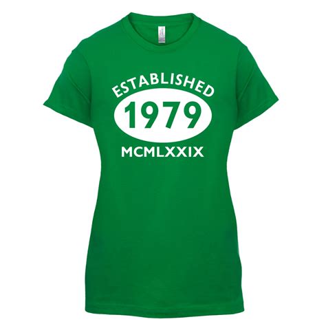 1979 Roman Numerals 37th Birthday Womens T Shirt 14 Colours
