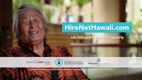Workforce Development Council Hirenet Hawaii Tv Spot Youtube