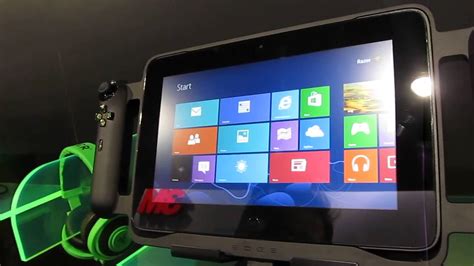 Razer Edge Windows 8 Gaming Tablet Youtube