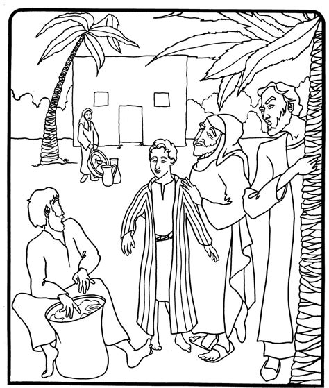 Joseph Bible Coloring Page at GetColorings.com | Free printable colorings pages to print and color