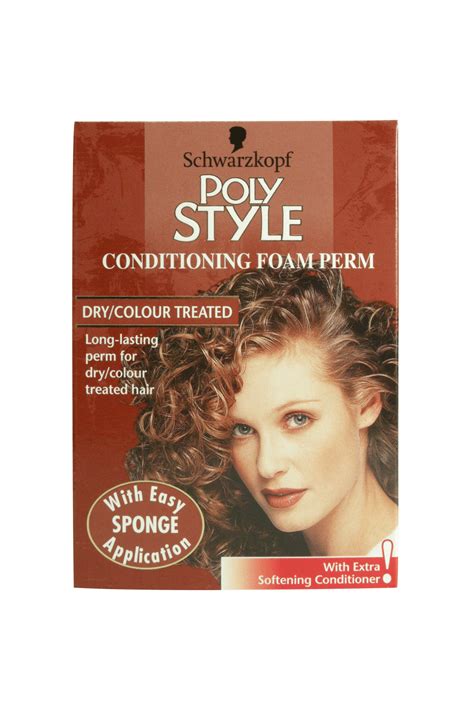 Schwarzkopf Poly Style Conditioning Foam Perm Drycolour Treated