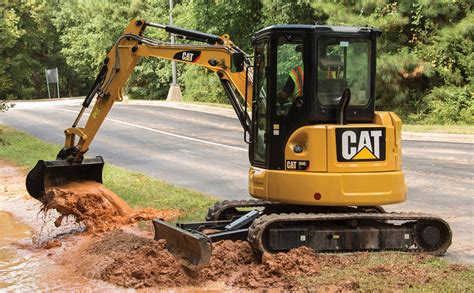 caterpillar excavators summarized  spec guide compact equipment
