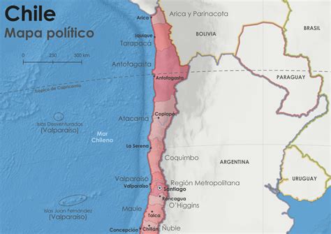 El Mapa Político De Chile Mapas De El Orden Mundial Eom