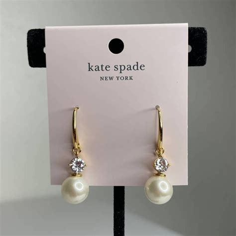 Kate Spade Kate Spade Pearls Of Wisdom Cream Glass Pearl Earrings Grailed