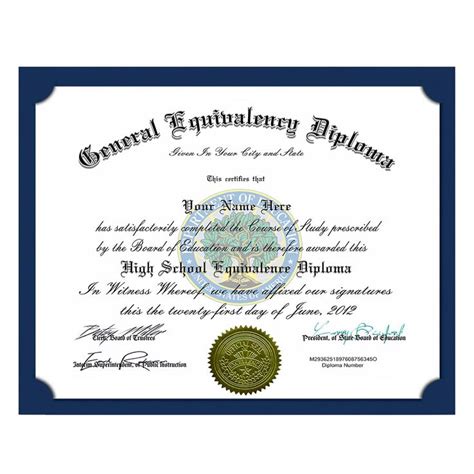 Just download one, open it in a program that can display the pdf files, and print. Ged Diploma Personalized Novelty Diplomas Authentic ...