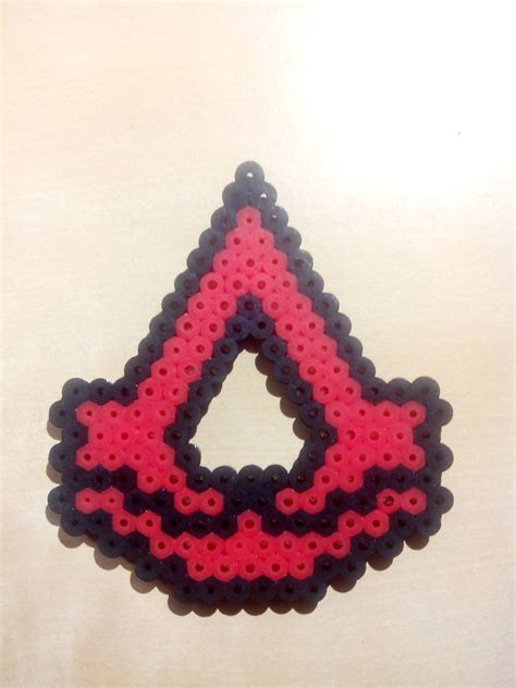 Assassin S Creed Logo Perler Bead Patterns Beading Patterns Assassins