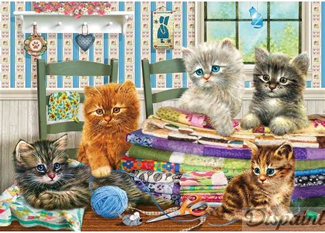 Diy 5d Diamond Painting Kits For Adults Table Cats Full Drill