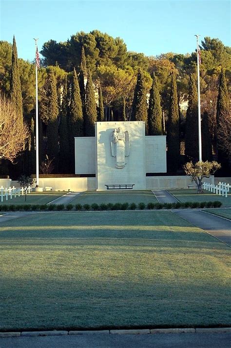 Rhone American Cemetery France This 125 Acre Cemetery Sits On The