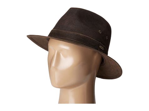 Lyst Stetson Weathered Leather Safari Brown Traditional Hats In