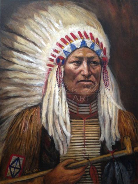 Spotted Tail Sioux Chief By June Rose Slagle Kp
