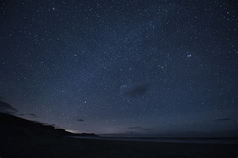 Starry Night Sky Over Machir Bay Isle Of Islay Islay Pictures Photoblog