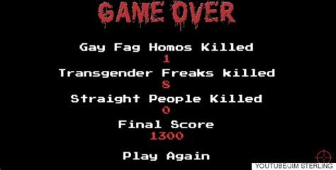 kill the faggot game briefly uploaded to steam huffpost