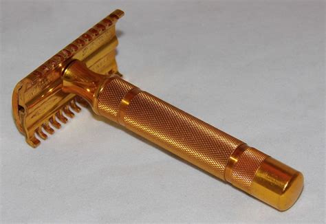 Vintage Gillette Safety Razor The New Bar Handle Long Comb 3 Piece