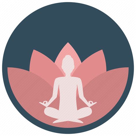 Flower Lotus Meditation Yoga Icon Download On Iconfinder