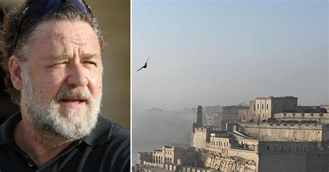 Gladiator Star Russell Crowe Teases Fans With Return To Malta