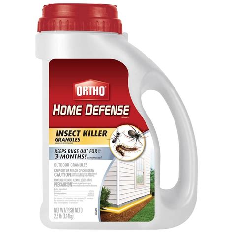 The terminate™ termite home defense system is being marketed under the spectracide brand of lawn and garden insecticides. Ortho Home Defense Max 2.5 lb. Ready-to-Use Insect Killer ...